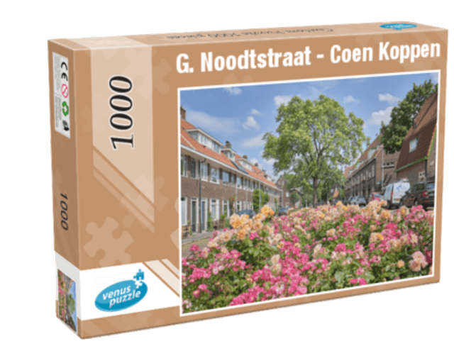 Puzzel 1000 stukjes G. Noodtstraat Tuinwijk Utrecht - Coen Koppen